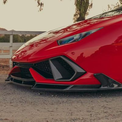 جایگزین Lamborghini Universal Wide Body Kits LP610 Huracan Evo کیت بدنی لبه جلو ورودی هوا