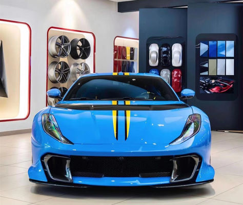 2017 - 2019 812 کیت بدن Competizione سبک بدن گسترده فراری هود فیبر کربن