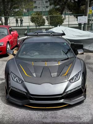 هیوراکان LP580 610 کیت بدن فیبر کربن EVO جایگزینی آرک چرخ پیشانی