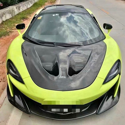 فیبر کربن با کیفیت بالا برای مک لارن 570S 540C 650S 600LT ارتقا یافته P1 سبک خشک فیبر کربن هود هود