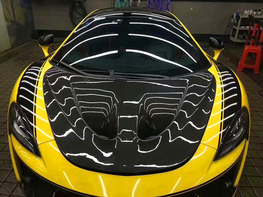 فیبر کربن با کیفیت بالا برای مک لارن 570S 540C 650S 600LT ارتقا یافته P1 سبک خشک فیبر کربن هود هود