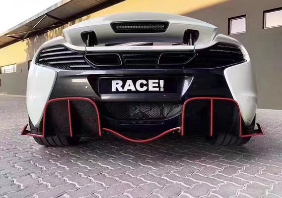 فروش مثل کیک های داغ برای مک لارن MP4-12C 625C 650S کیت بدن فیبر کربن ارتقاء یافته 675LT سبک دامن جانبی دیفوزر عقب