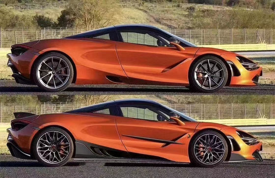 کیت بدن فیبر کربن فیبر کربن برای مک لارن 720S 720 ارتقاء یافته TOPCAR سبک جلو شافه عقب پخش کننده پوشش اسپویلر