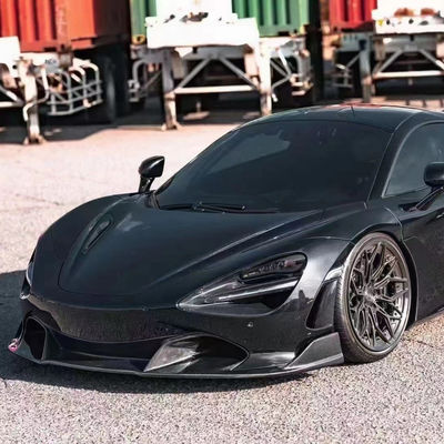 کیت بدنه فیبر کربن با کیفیت بالا برای مک لارن 720S 720S فیبر کربن پیشانی شوله عقب اسپویلر