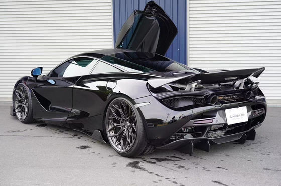 کیت بدنه فیبر کربن با کیفیت بالا برای مک لارن 720S 720S فیبر کربن پیشانی شوله عقب اسپویلر