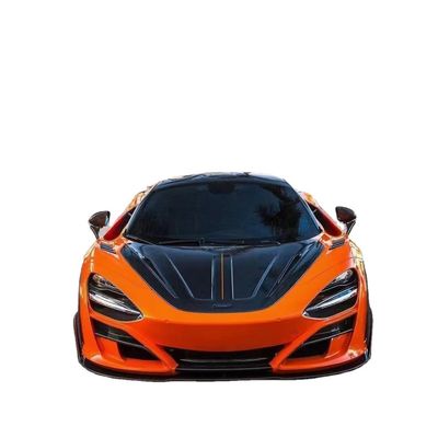 فیبر کربن خشک برای مک لارن 720s کیت بدنه فیبر کربن 720s ارتقا یافته در سبک MSY جلو و عقب بومپر اسپویلر هود