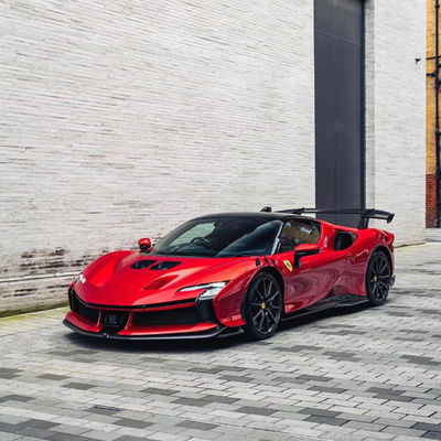 SF90FXX فراری SF90 کیت بدنه جلو و عقب ماشین بامپر سمت شلوار هود چراغ های عقب