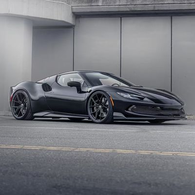 OEM فراری 296 Gtb کیت بدن فیبر کربن بدن FY سبک جانبی کمد بدن کیت