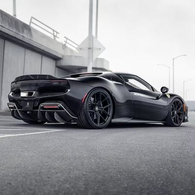 OEM فراری 296 Gtb کیت بدن فیبر کربن بدن FY سبک جانبی کمد بدن کیت