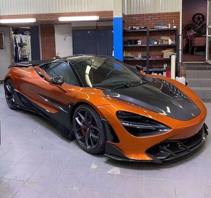 برای مک لارن 720S کربن فیبر هود 720S ارتقا یافته مدل بالا کربن فیبر هود پوشش موتور