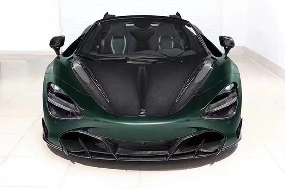 برای مک لارن 720S کربن فیبر هود 720S ارتقا یافته مدل بالا کربن فیبر هود پوشش موتور