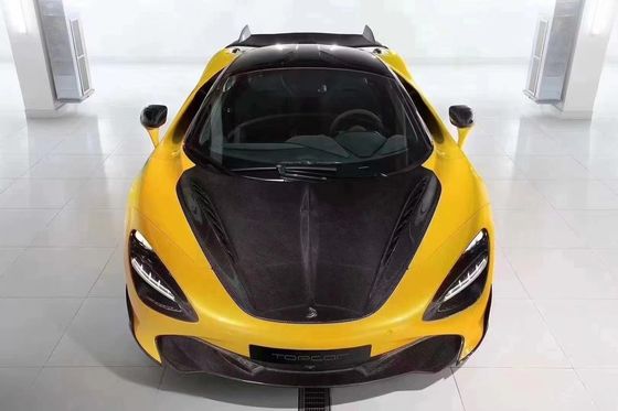 برای مک لارن 720S کربن فیبر هود 720S ارتقا یافته مدل بالا کربن فیبر هود پوشش موتور