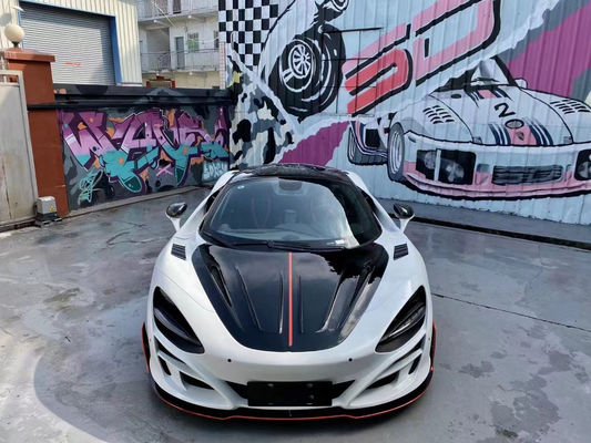 برای مک لارن 720s کیت بدن فیبر کربن خشک 720s کیت ارتقا یافته فیبر کربن جلو و عقب بافلر اسپویلر