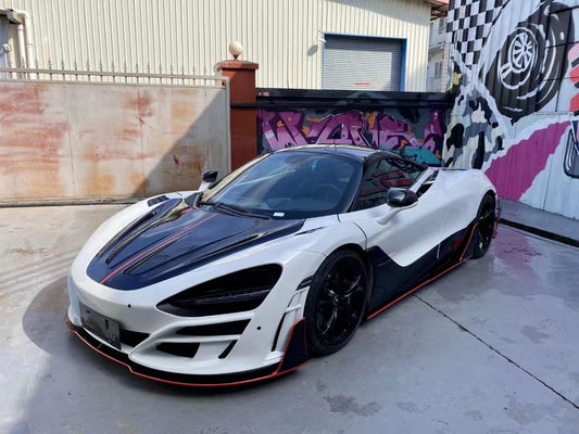 برای مک لارن 720s کیت بدن فیبر کربن خشک 720s کیت ارتقا یافته فیبر کربن جلو و عقب بافلر اسپویلر