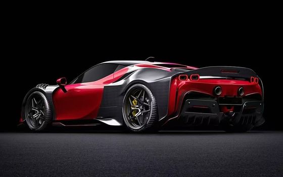 SF90 فراری کیت بدن کربن 2021 کیت های گسترده ZE سبک چرخ قوس