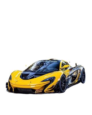 برای ماک لارن P1 کیت بدن P1 ارتقا یافته سبک GTR جلو و عقب باپر اسپویلرز کیت بدن فیبر کربن