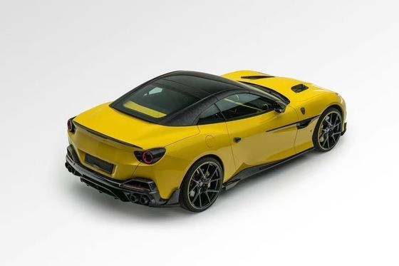 پورتوفینو Retrofit Carbon Body Kit MSY Style لب جلو فیبر کربن دیفوزر اسپویلر طرف