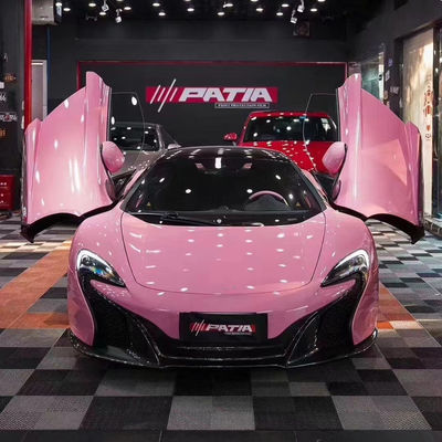 برای مک لارن MP4-12C کیت بدن MP4-12C ارتقاء 650S سبک جلو و عقب بامپر اسپویلر هود چراغ های جلو