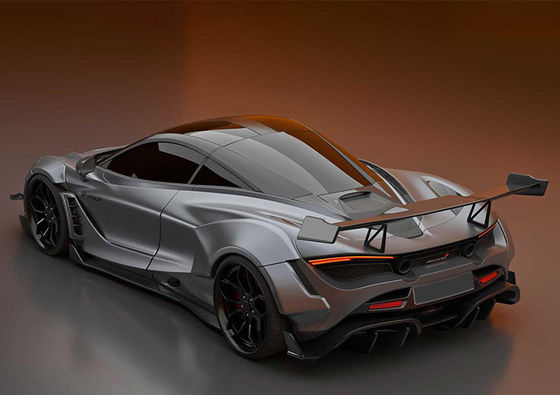 فیبر کربن خشک برای مک لارن 720s اسپویلر فیبر کربن 720s بال اسپویلر فیبر کربن به سبک PD