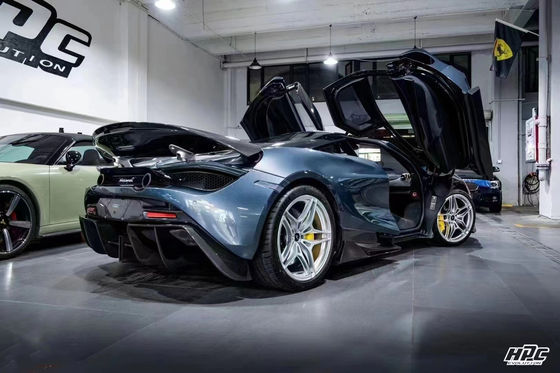 720s مکلن کیت بدن Blacksail سبک جلو بامپر اسپویلر لب هود Fender