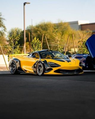 720s مکلرن کیت بدن فیبر کربن Widebody ZE سبک جلو و عقب بامپر