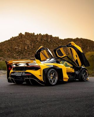 720s مکلرن کیت بدن فیبر کربن Widebody ZE سبک جلو و عقب بامپر