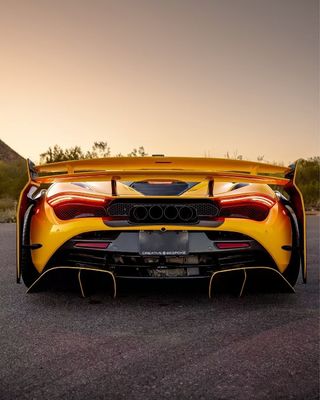720s مکلرن کیت بدن فیبر کربن Widebody ZE سبک جلو و عقب بامپر