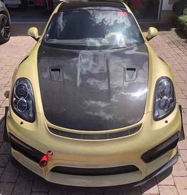 محصولات فیبر کربن برای Porsche 981 Boxster Carbon Fiber Hood 981 Carbon Fiber Motor Hatch Cover 2013-2015