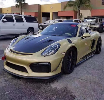 محصولات فیبر کربن برای Porsche 981 Boxster Carbon Fiber Hood 981 Carbon Fiber Motor Hatch Cover 2013-2015