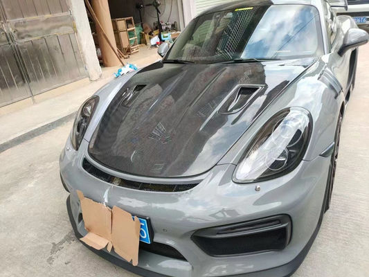 محصولات فیبر کربن برای Porsche 981 Boxster Carbon Fiber Hood 981 Carbon Fiber Motor Hatch Cover 2013-2015