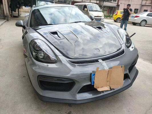 محصولات فیبر کربن برای Porsche 981 Boxster Carbon Fiber Hood 981 Carbon Fiber Motor Hatch Cover 2013-2015