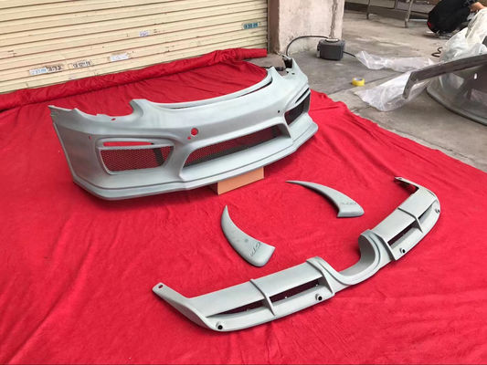 محصولات پلاستیکی PU برای Porsche Boxster 981 کیت بدن Boxster 981 ارتقاء GT4 جلو و عقب باپر اسپویلر