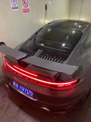 اسپویلر فیبر کربن با کیفیت بالا اسپویلر فیبر کربن برای Porsche 911 992 992 برای TechArt Style اسپویلر