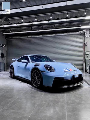 قطعات اتوماتیک برای پورشه 911 992 کیت بدنه 992 ارتقا یافته GT3 سبک فیبر کربن جلو و عقب بامپر ها اسپویلر هود کیت بدنه