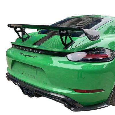 2022 محصولات جدید 987Cayman 981Boxster 718 اسپویلر فیبر کربن برای پورشه 987 981 718 اسپویلر فیبر کربن