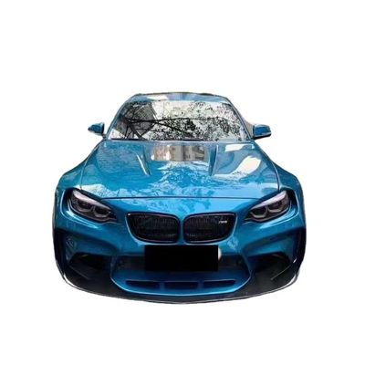 برای BMW F22 F87 2 سری M2 کیت بدن M2 M235 ارتقاء سبک IMP جلو و عقب بامپر اسپویلر بدن گسترده