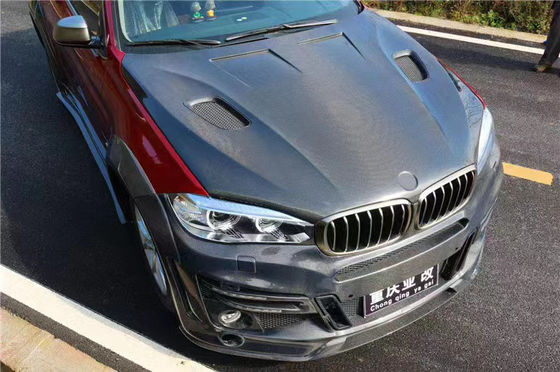 فروش برای BMW X5 X6 F15 F16 هود فیبر کربن هود فیبر کربن X5 X6 پوشش فیبر کربن
