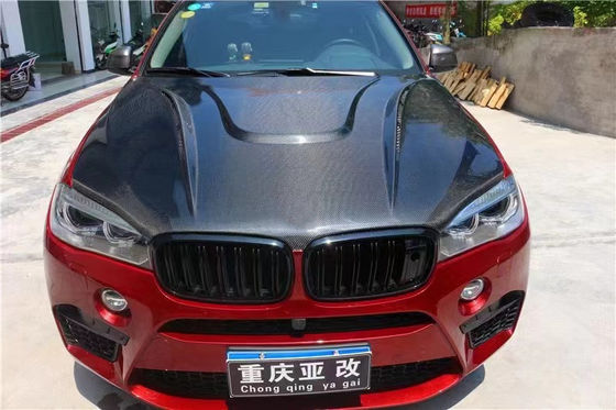 فروش برای BMW X5 X6 F15 F16 هود فیبر کربن هود فیبر کربن X5 X6 پوشش فیبر کربن