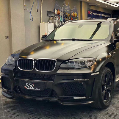 فروش داغ X6 E70 E71 کیت بدنه گسترده Forbmw X6 کیت بدنه جلو و عقب بامپر اسپویلر دامن های جانبی