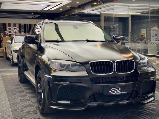 فروش داغ X6 E70 E71 کیت بدنه گسترده Forbmw X6 کیت بدنه جلو و عقب بامپر اسپویلر دامن های جانبی