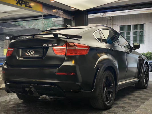 فروش داغ X6 E70 E71 کیت بدنه گسترده Forbmw X6 کیت بدنه جلو و عقب بامپر اسپویلر دامن های جانبی