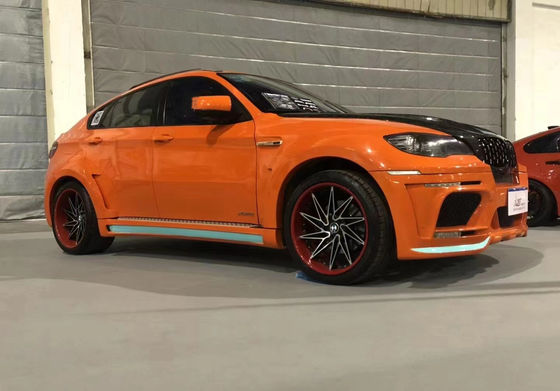 فروش داغ X6 E70 E71 کیت بدنه گسترده Forbmw X6 کیت بدنه جلو و عقب بامپر اسپویلر دامن های جانبی