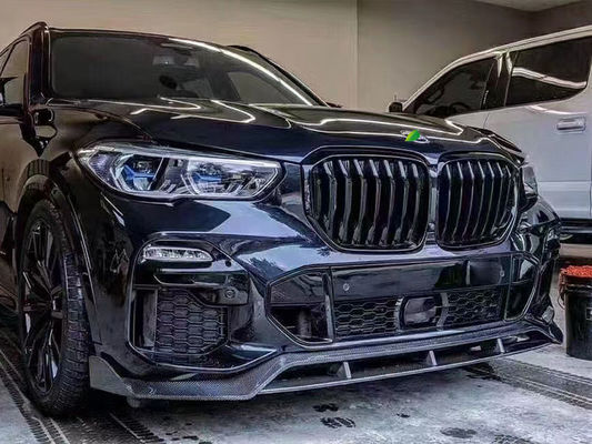 فروش داغ X5 G05 کیت بدن فیبر کربن Forbmw X5 فیبر کربن جلو شلوار عقب پخش کننده اسپویلر دامن جانبی