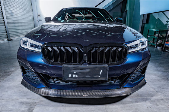 فروش داغ G30 G38 530i کیت بدن فیبر کربن برای BMW سری 5 فیبر کربن جلو شلوار عقب پخش کننده اسپویلر