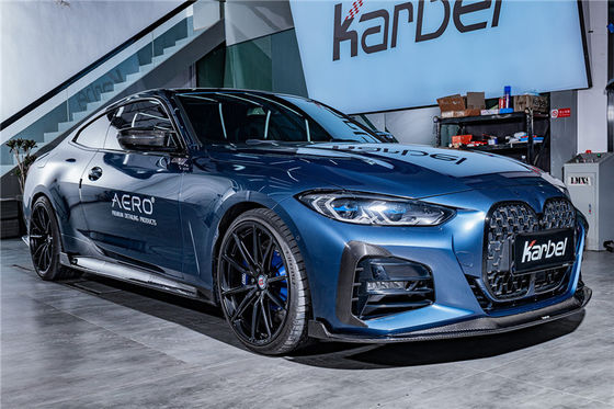 فروش داغ G22 G23 425i 430I کیت بدن فیبر کربن برای BMW سری 4 فیبر کربن پیشانی شوله عقب پخش کننده خراب