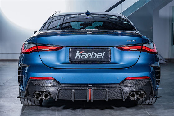 فروش داغ G22 G23 425i 430I کیت بدن فیبر کربن برای BMW سری 4 فیبر کربن پیشانی شوله عقب پخش کننده خراب