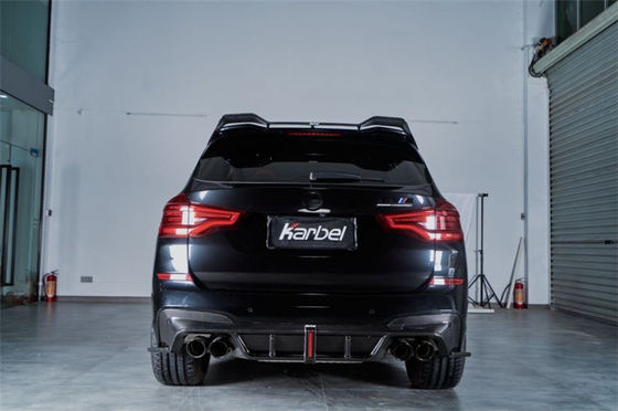 کیت بدنه فیبر کربن محصول جدید برای BMW X3M X4M F97 F98 X3M X4M فیبر کربن جلو شوله پخش کننده اسپویلر