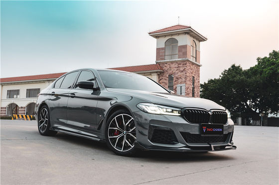 محصول جدید برای BMW 525 530 540 G30 G38 کیت بدن فیبر کربن G30 G38 فیبر کربن پیشانی شلوار پخش کننده دامن جانبی