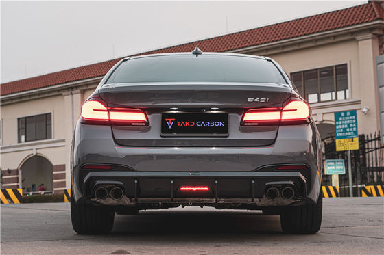 محصول جدید برای BMW 525 530 540 G30 G38 کیت بدن فیبر کربن G30 G38 فیبر کربن پیشانی شلوار پخش کننده دامن جانبی