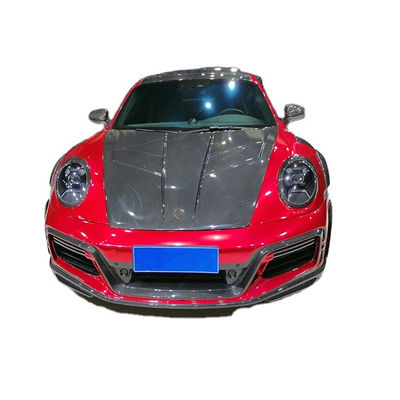 قطعات اتوماتیک پورشه 911 992 کیت بدنه 911 992 توربو ارتقا یافته سبک Techart پیش و عقب باپر پوشه کیت بدنه